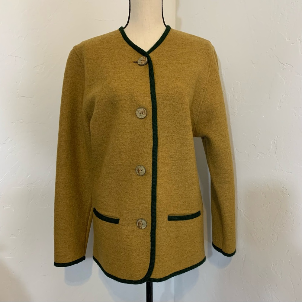 DALLER 100% Virgin Wool (Schurwolle) Jacket with Pockets